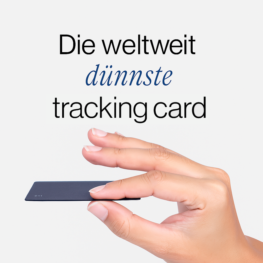 GuardCard - Verliere nie wieder deine Geldbörse, Tasche oder Gepäck - Julien