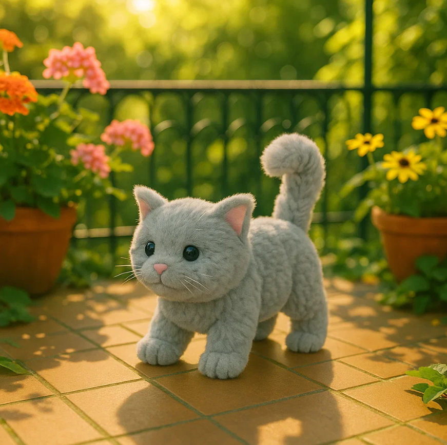 Plüsch Kitti - Bringt unendliche Freude und Wärme - Julien